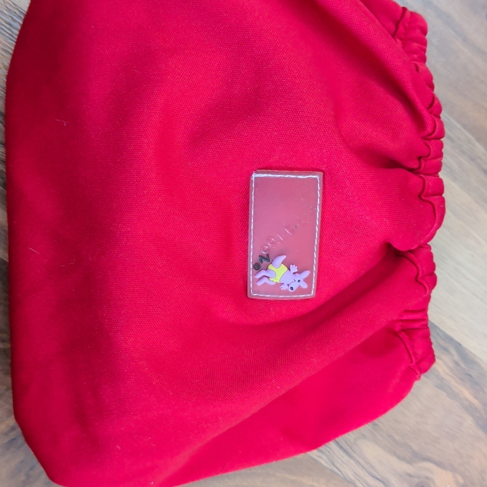 Rumparooz Vibrant Red Cloth Diaper Cover With PUL and Velcro Closure